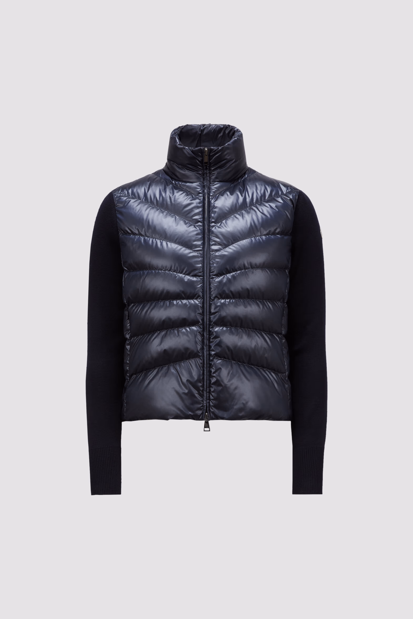 Sudadera de lana acolchado Mujer Azul marino Moncler 2